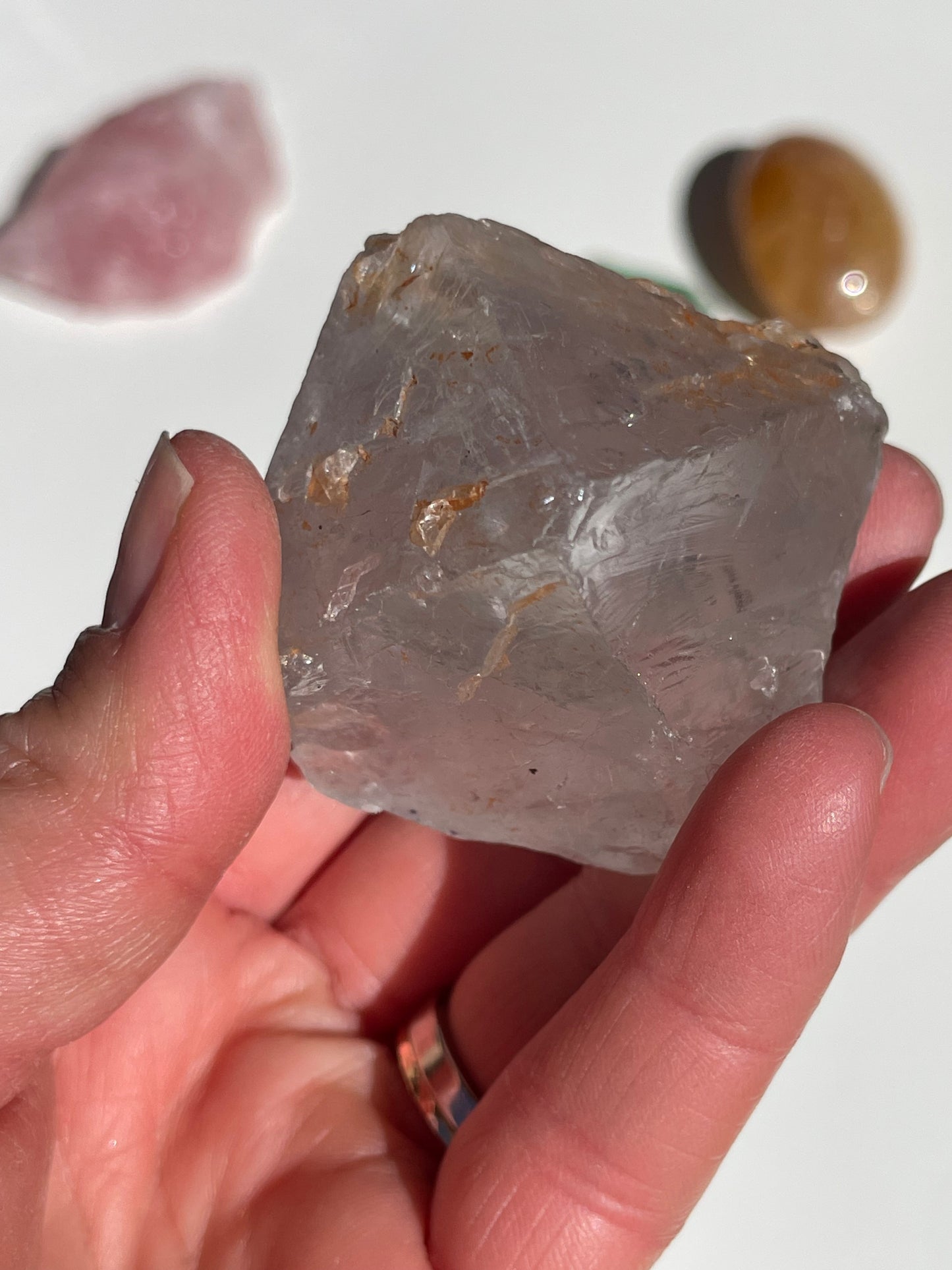 Fluorite bi-pyramidale n*2
