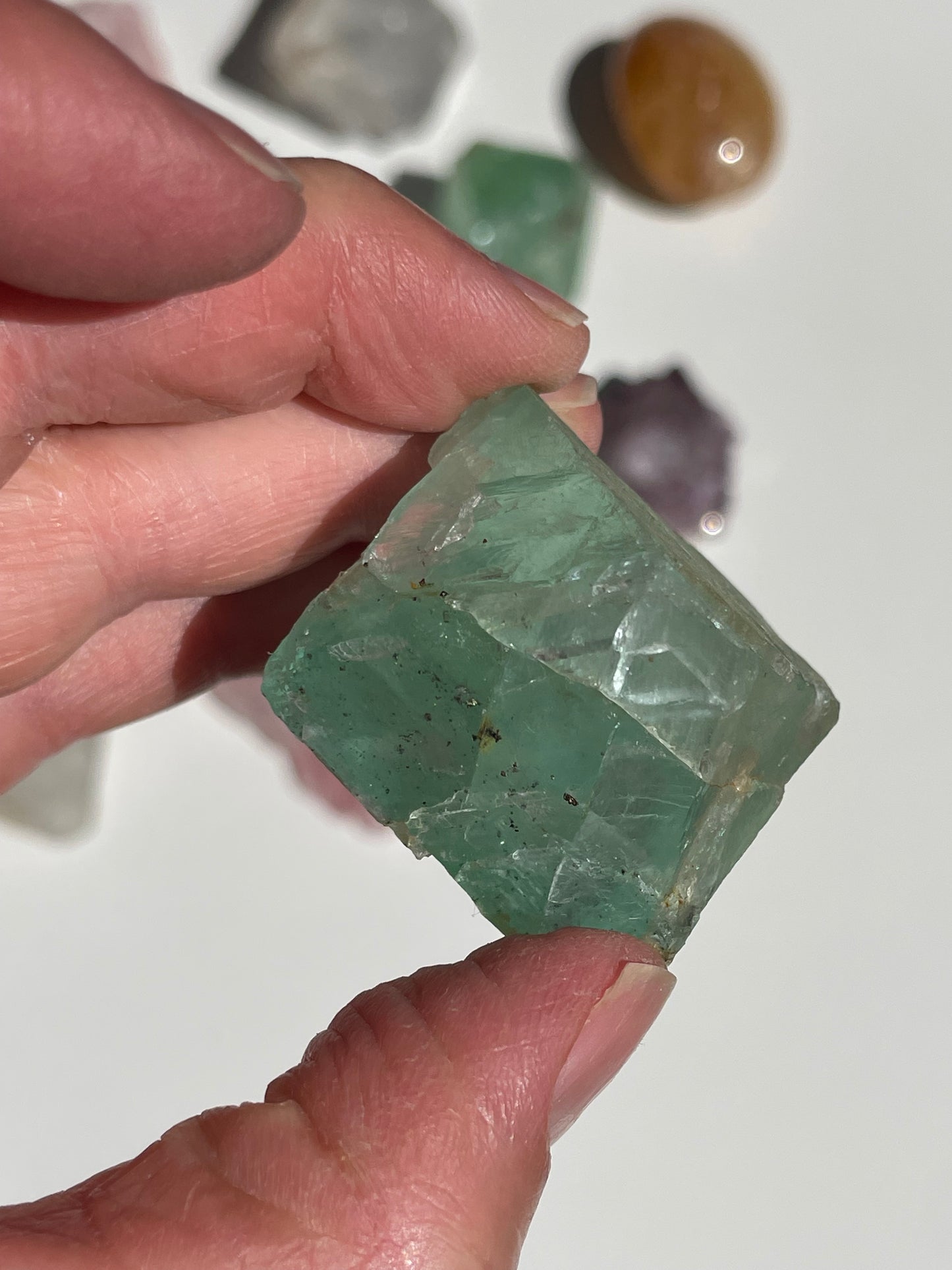 Fluorite bi-pyramidale n*1