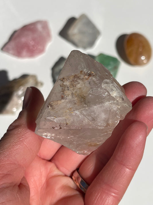 Fluorite bi-pyramidale n*4