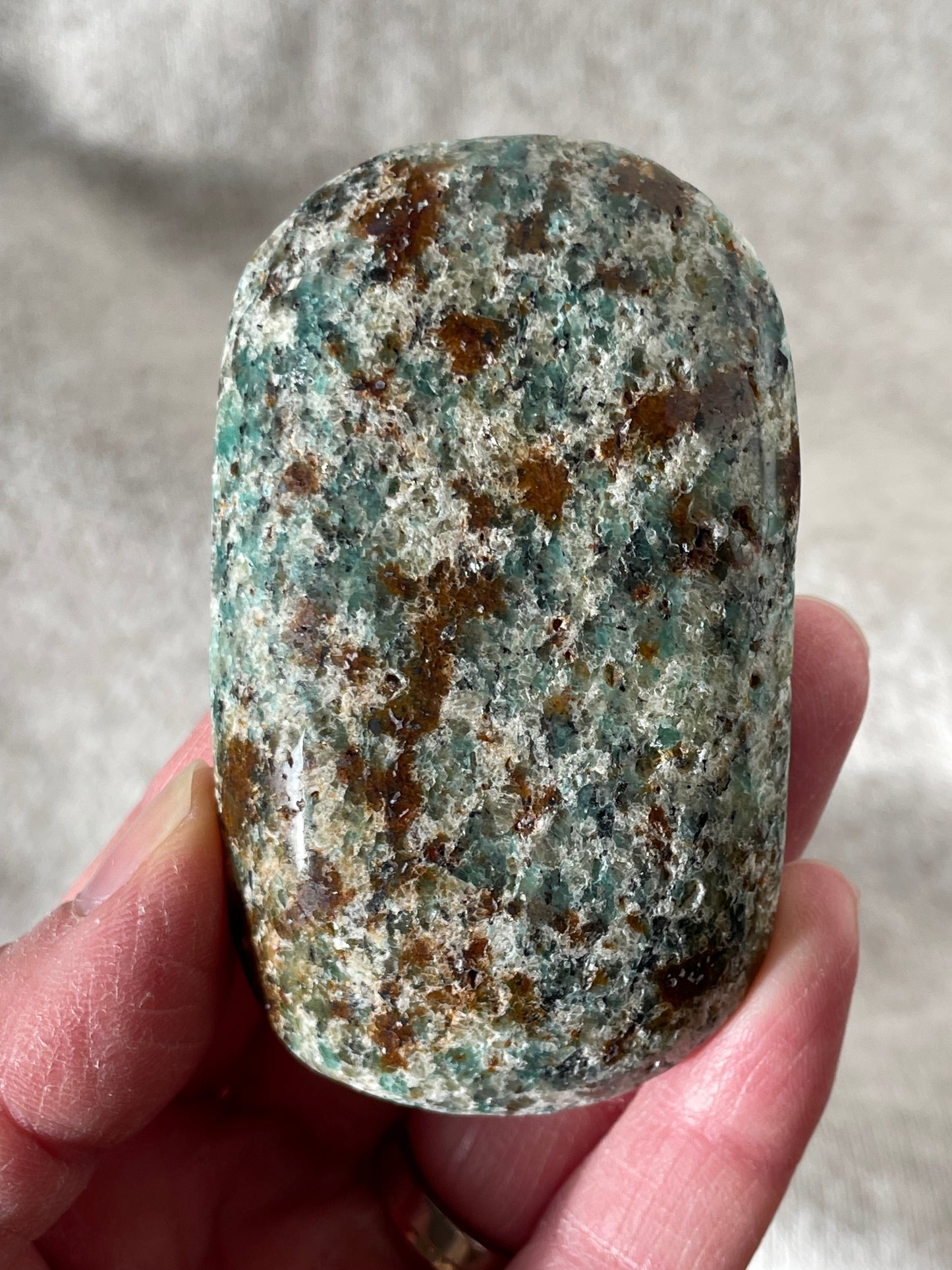 Amazonite + Grenat