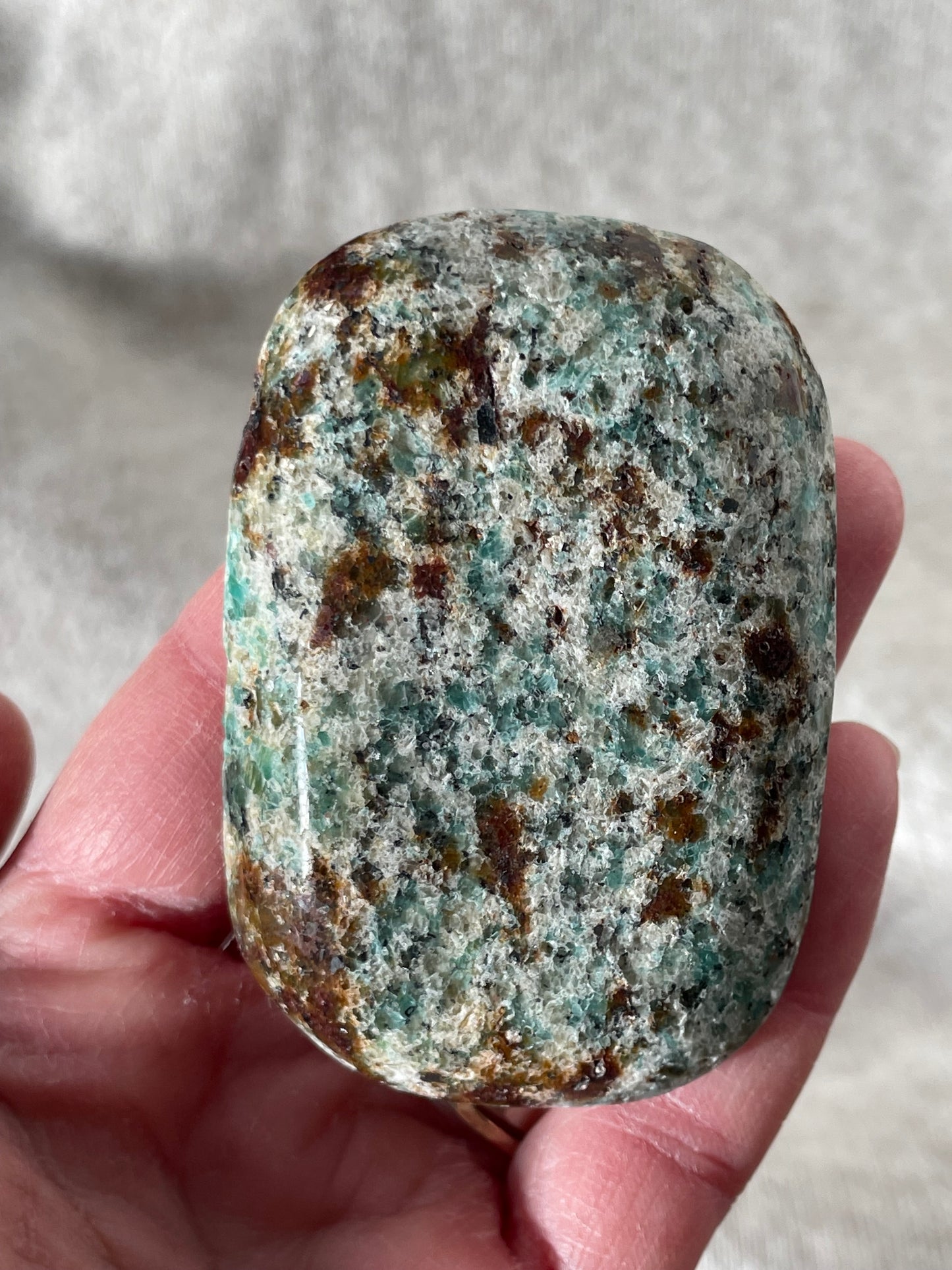 Amazonite + Grenat