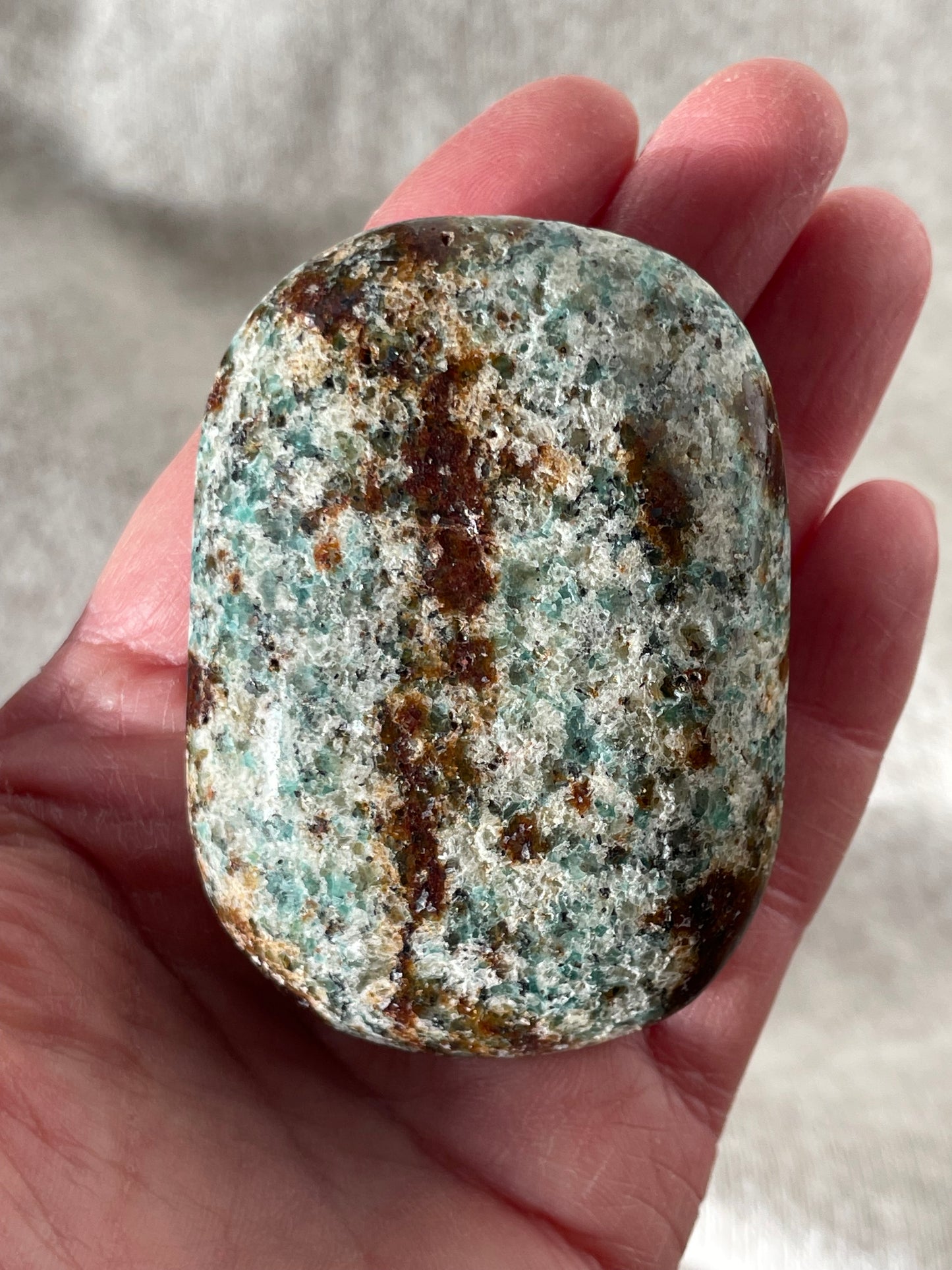 Amazonite + Grenat